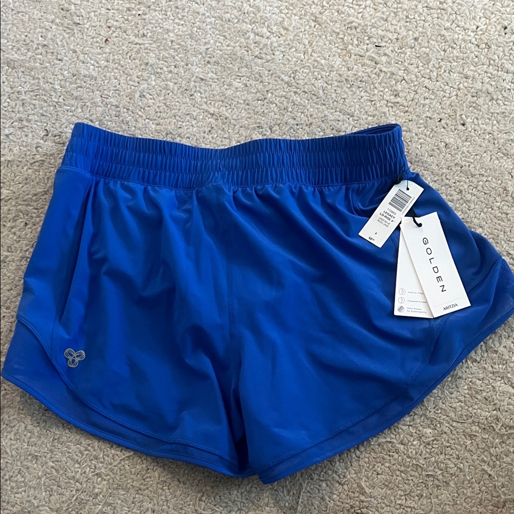 Aritzia Vibrant Blue Athletic Shorts